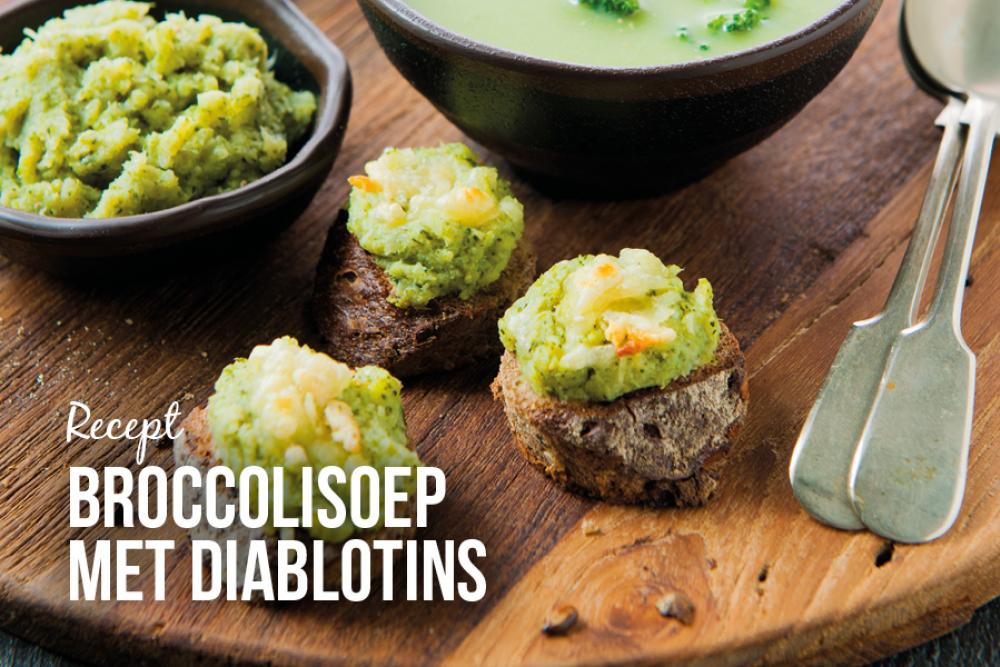 Broccolisoep met diablotins